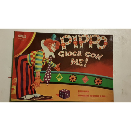 Pippo Gioca con me Gioco da Tavolo in Italiano EG Vintage '80