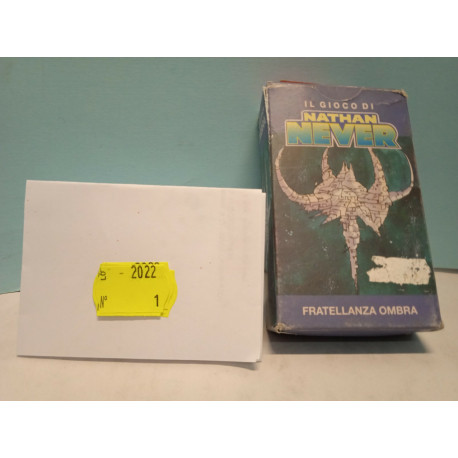Il Gioco Nathan Never Fratellanza Ombra Mazzo  Game Pack  Italiano  Vintage
