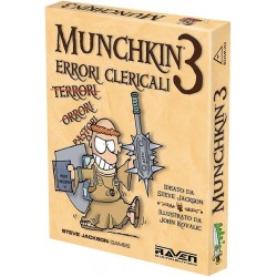 Munchkin 3 Errori Clericali espansione Gioco da Tavolo in Italiano Raven