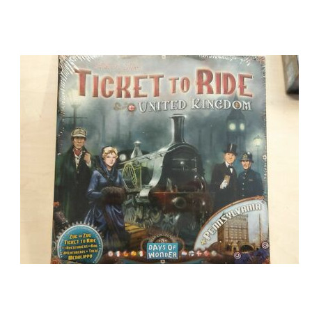 Ticket to Ride Espansione United Kingdom Gioco Tavolo  Italiano Days of Wonder
