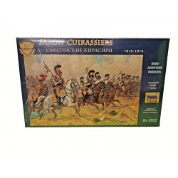 Saxon Cuirassiers Napoleonic 1810-1814 Figures Soldatini Zvezda 1/72 N° 8035